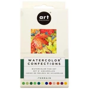 Prima Watercolor Confections 12 Pan Watercolor Set (Terrain)